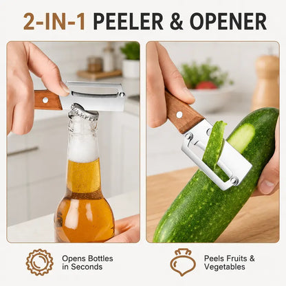 Stainless Steel Multi-Use Peeler
