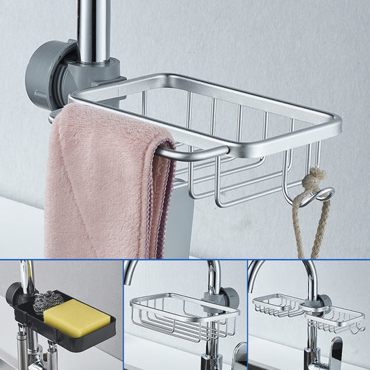 Faucet Mounted Kitchen and Bathroom Organizer