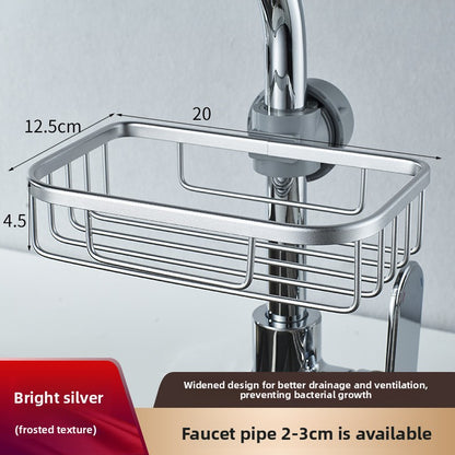 Faucet Mounted Kitchen and Bathroom Organizer