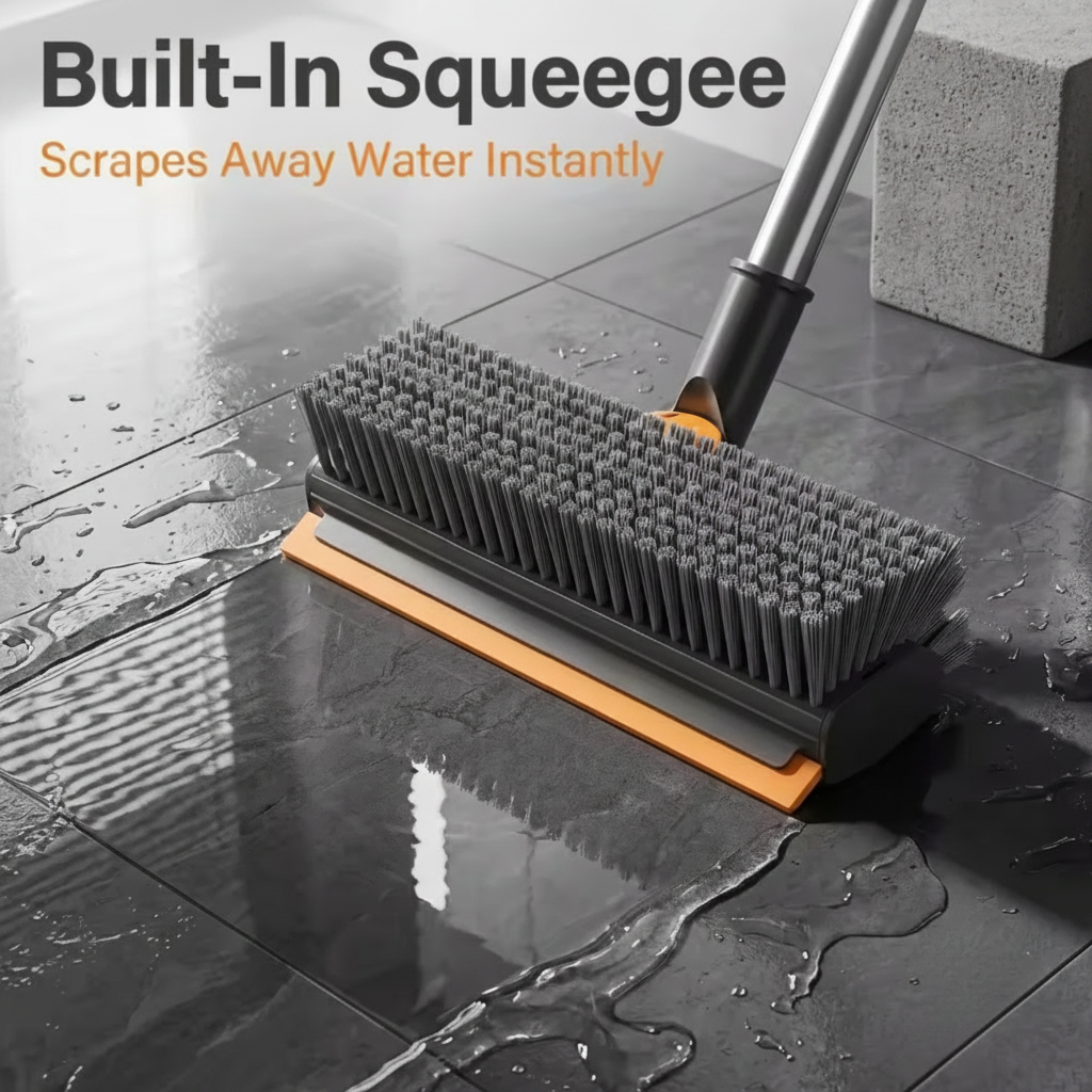 Rotating V-Shaped Floor Brush