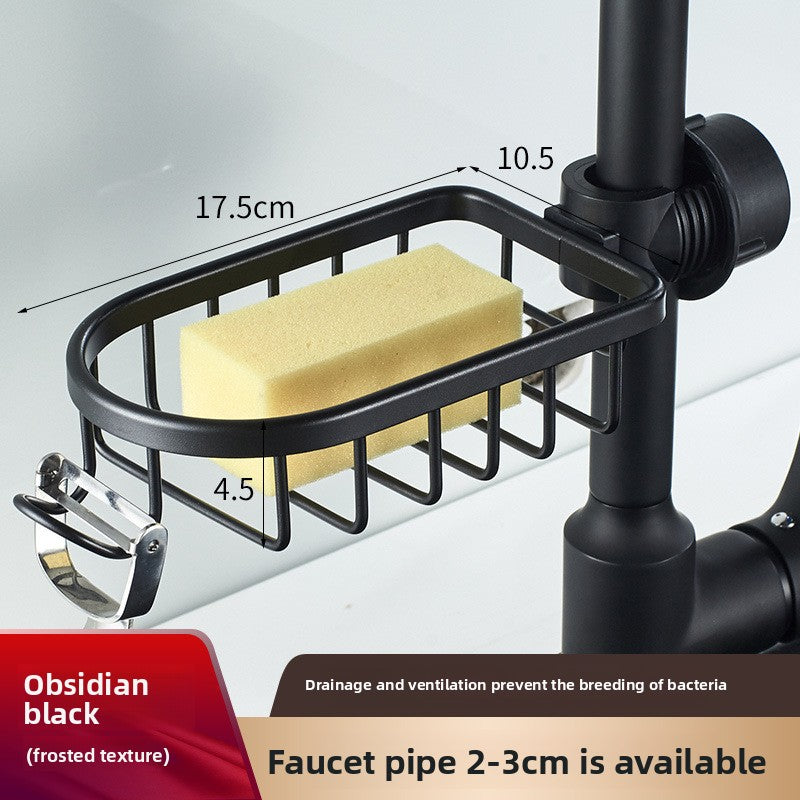 Faucet Mounted Kitchen and Bathroom Organizer