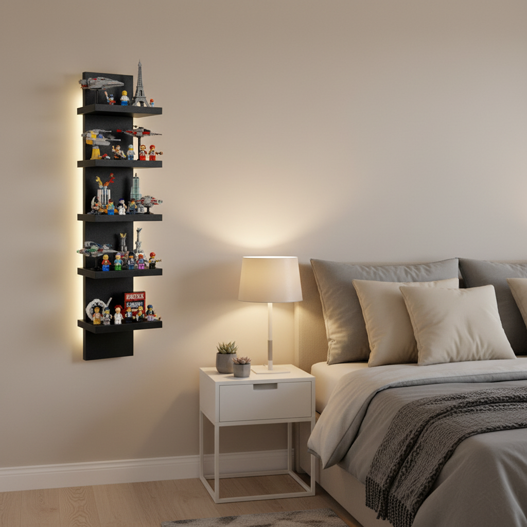 Floating Wall Display Shelf